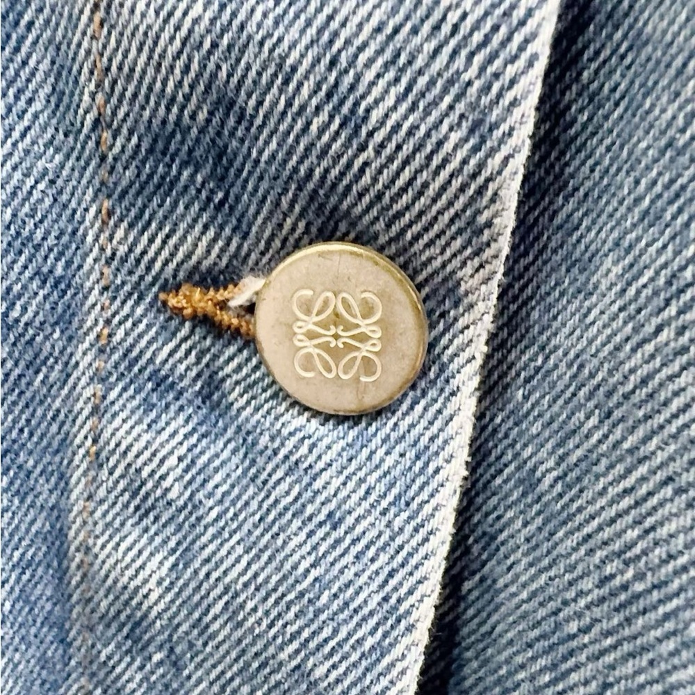 ❌sold❌Authentic Loewe Blue Denim Jacket - Picture 5 of 8